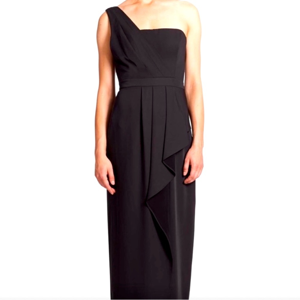 BCBGMaxAzria Black Asymmetrical Dress